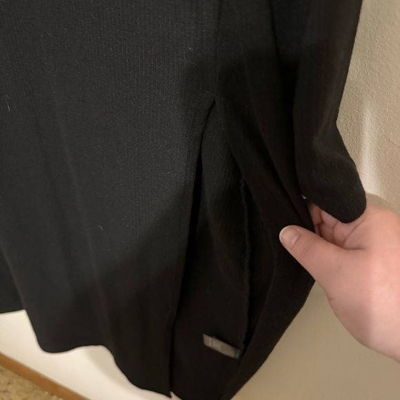 Torrid Fitted Super Soft Ribbed Mock Neck Tunic Split Hem Top - Size 3X - Picture 9 of 11